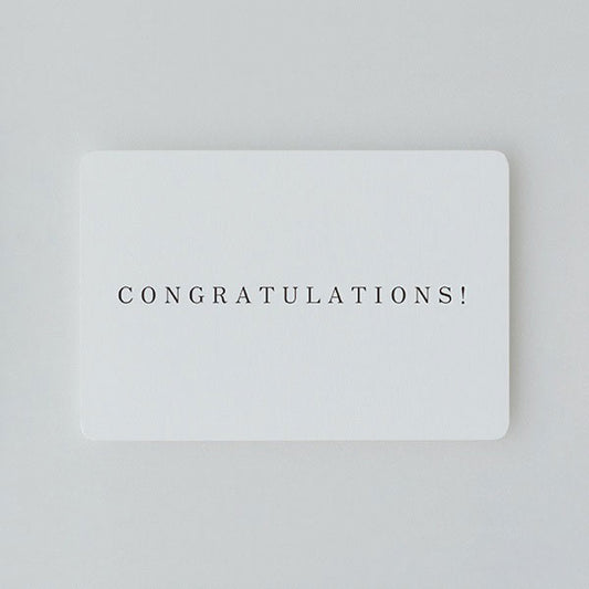 【THE】 POST CARD『CONGRATULATIONS!』
