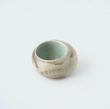 【鍋島虎仙窯】青瓷 貫入花器 MUM