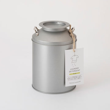 【とみおかクリーニング】洗濯洗剤プラス ミルク缶入り 800g 消臭成分配合