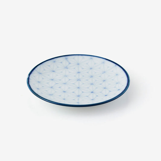 【mg&gk】ぼうろとほうじ茶の器 小皿 麻の葉