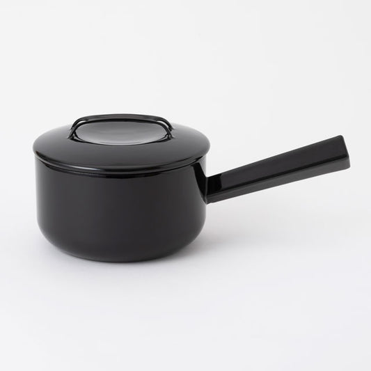 【野田琺瑯】「IH使用可」NOMAKU(ノマク) ソースパン17cm ブラック