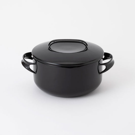 【野田琺瑯】「IH使用可」NOMAKU(ノマク) キャセロール20cm ブラック