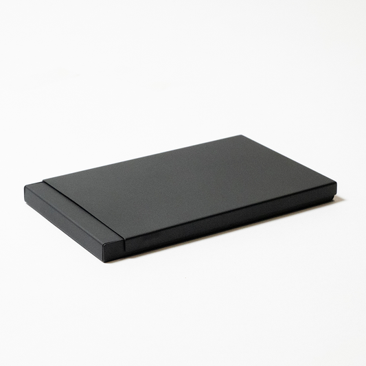 【FOR】名刺入れ METAL CASE - BLACK SERIES -  BLACK ALUMINIUM