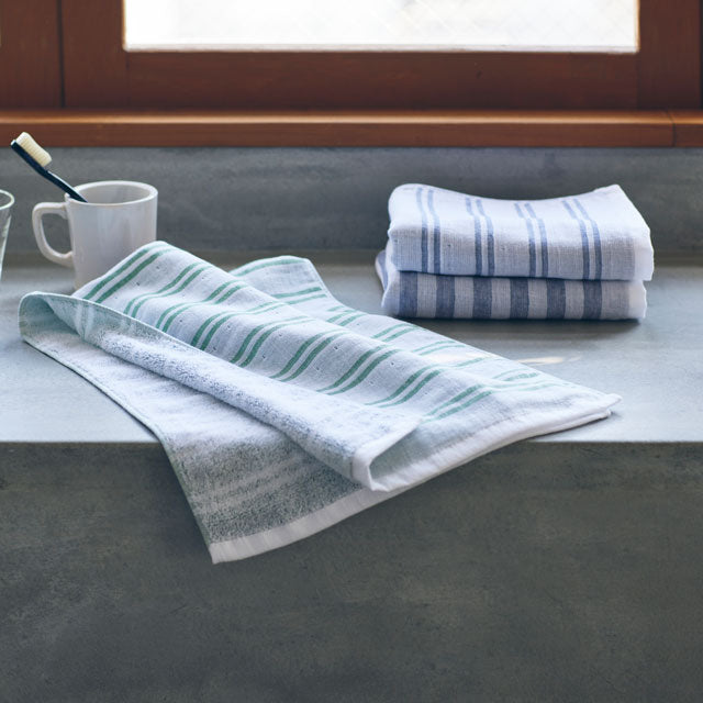 MARUSHIN by SHINTO TOWEL】シマ フェイスタオル 白地 箱入り – FutariGIFT