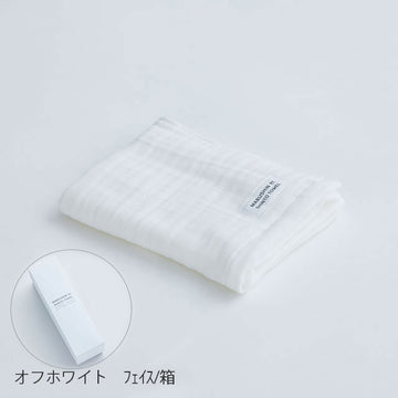 【MARUSHIN by SHINTO TOWEL】ランダムガーゼ　フェイスタオル　箱入り