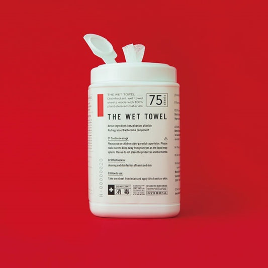 【THE】「消毒ができる」THE WET TOWEL ボトルタイプ 75枚入り