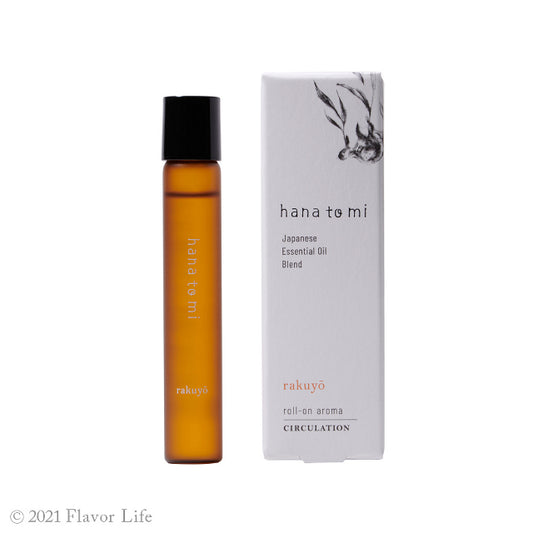 【hana to mi】ロールオンアロマ　rakuyo