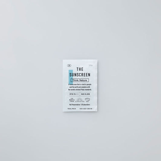 【THE】 SUNSCREEN Think Nature トライアルパック