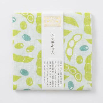 【中川政七商店】かや織ふきん　えだまめ