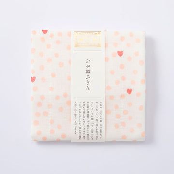 【中川政七商店】かや織ふきん　ハート