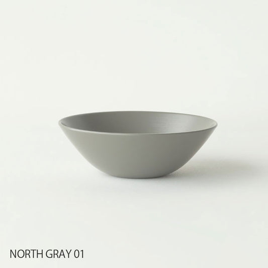 【RIN&CO.】越前硬漆 平椀 Ｓ　NORTH GRAY