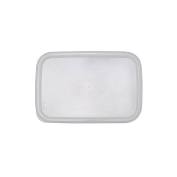 【野田琺瑯】White Series レクタングル深型M用シール蓋　半透明