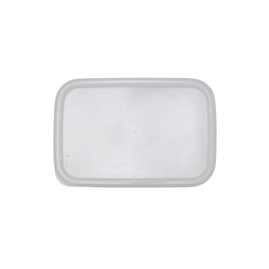 【野田琺瑯】White Series レクタングル深型M用シール蓋　半透明