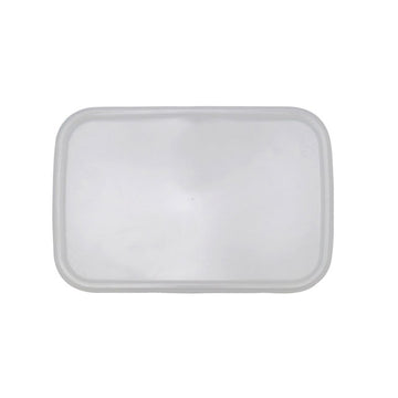 【野田琺瑯】White Series レクタングル深型L用シール蓋　半透明