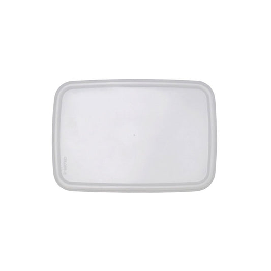 【野田琺瑯】White Series レクタングル浅型S用シール蓋　半透明