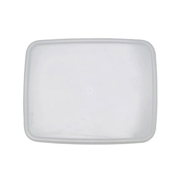 【野田琺瑯】White Series レクタングル浅型L用シール蓋　半透明
