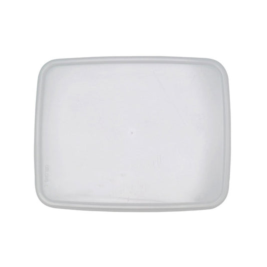 【野田琺瑯】White Series レクタングル浅型L用シール蓋　半透明