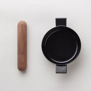 【FUJITA KINZOKU】「IH可」 FRYING PAN JIU スープ S ハンドル(ウォルナット)セット