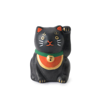 【中川政七商店】福招き猫みくじ　黒猫