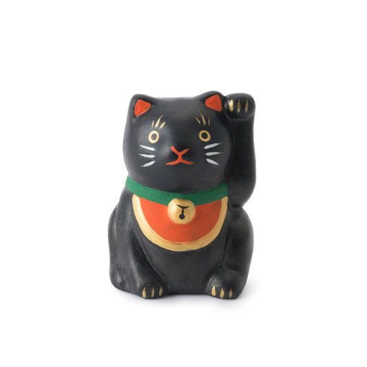 【中川政七商店】福招き猫みくじ　黒猫