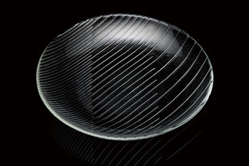 【廣田硝子】大皿　透明　2252N