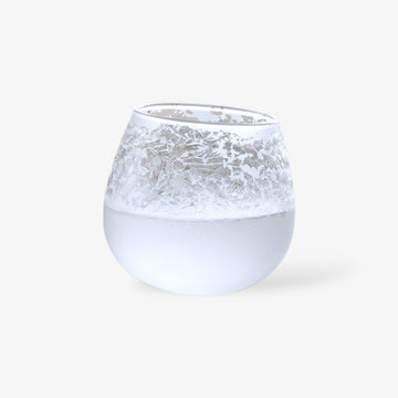 【結霜月華】陽_華雪　揺らめくグラス　桐箱　320ml