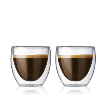【bodum】PAVINA® ダブルウォールグラス 0.08L（2個セット）