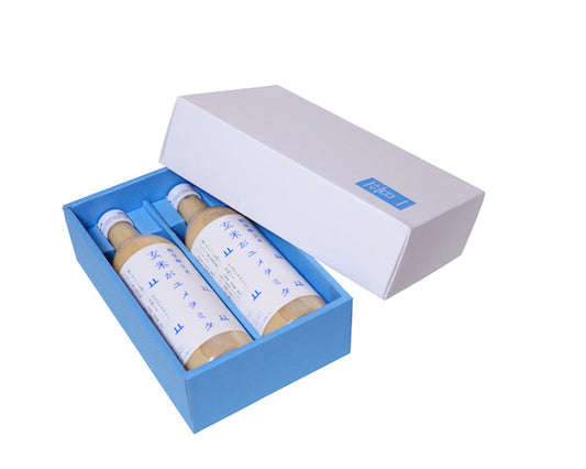 【山燕庵】糀発酵玄米『玄米がユメヲミタ』490ml 2本セット ご贈答用