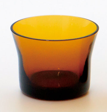 【廣田硝子】フレアグラス　耐熱性 アンバー Ｓ　FL-1AMS