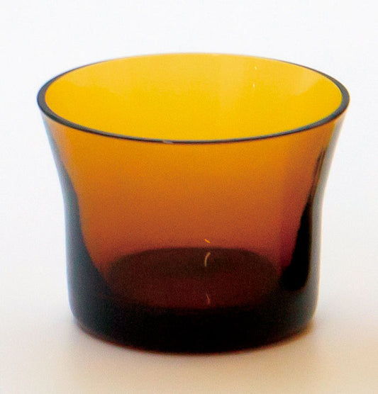 【廣田硝子】フレアグラス　耐熱性 アンバー Ｓ　FL-1AMS