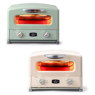 【アラジン】グラファイト グリル＆トースター 4枚焼き AGT-G13B G W グリーン ホワイト