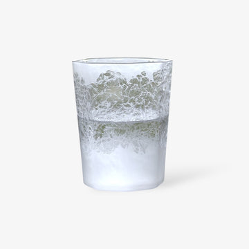 【結霜月華】縁_華雪　フリーグラス　桐箱　300ml