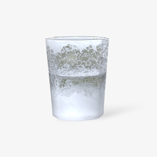 【結霜月華】縁_華雪　フリーグラス　桐箱　300ml