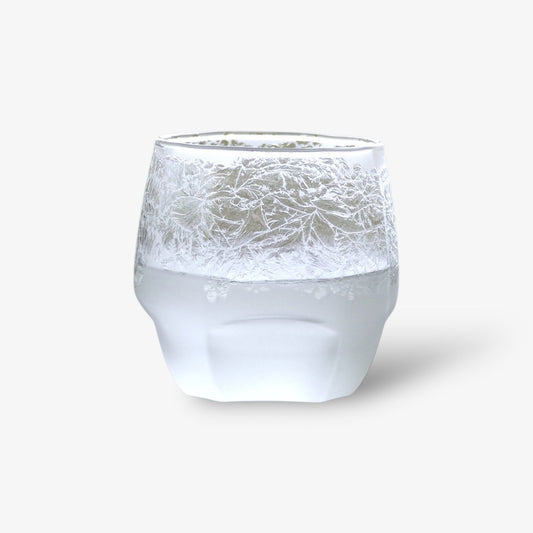 【結霜月華】結_華雪　ロックグラス　桐箱　340ml