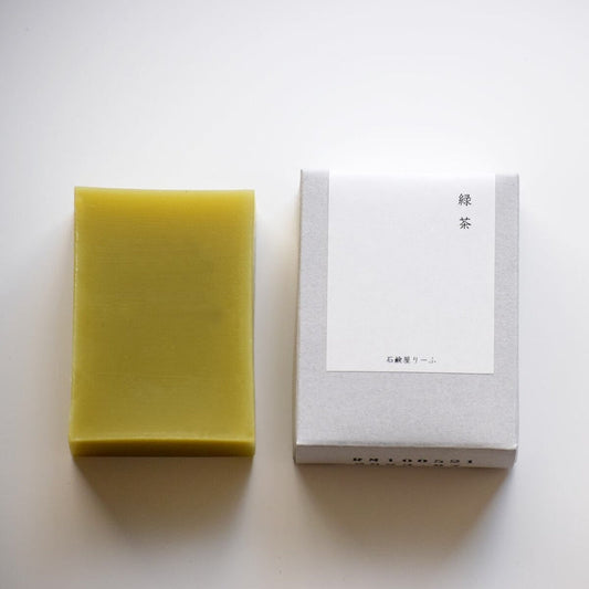 【石鹸屋りーふ】緑茶の石鹸 りーふせっけんRM ベーシックシリーズ